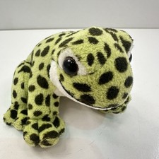Green Spotted Tree Frog Stuffed Animal Plush-Wild Republic 5  Makes Sounds 
