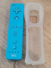 Nintendo Wii Remote Motion Plus Controller Blue OEM RVL-003 Tested