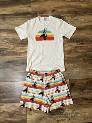 Hanna Andersson Star Wars Mandalorian Pajama Set XS Organic Cotton 2 Piece