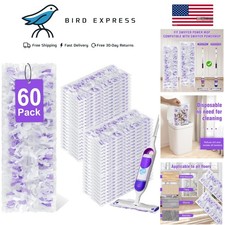 60 Pack Power Mop Refill Pads for Swiffer, Di...