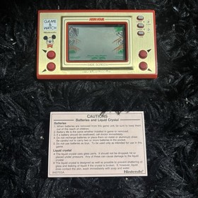 Vintage Nintendo Game And Watch Mickey Mouse Handheld Game