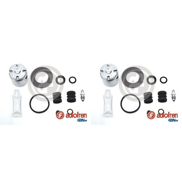 2X Autofren Bremssattel RAPARATUR-SATZ Hinten Passend FüR Ford Escort Granada-image