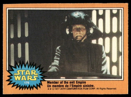 1977 OPC Star Wars #179 Member of the evil Empire