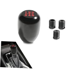 Car Shift Knob, 5 Speed Manual Gearbox Gear Lever Head, Alloy Rustproof Easy