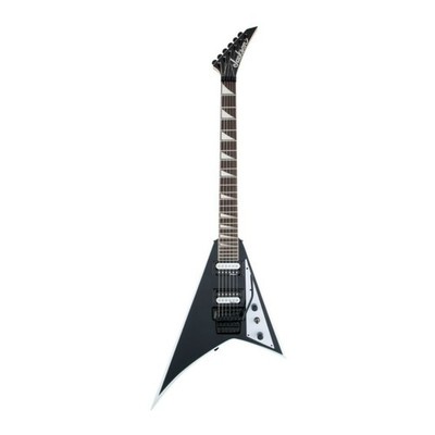 Jackson JS32 Rhoads 6 String Electric Guitar (Black with White Bevels) Shredder