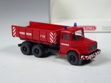 (YG-44) Wiking 062402 Magirus Deutz Feuerwehr Schuttwagen in OVP