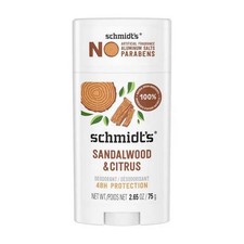 Natural Deodorant Stick Sandalwood & Citrus Aluminum-Fr