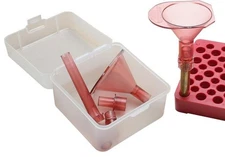 MTM Case-Gard Universal Powder Funnel Set Multi-Caliber Plastic, Red - AF7