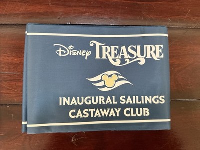 Disney Treasure Inaugural Sailings Castaway Club Towel Holder Band Set of 2