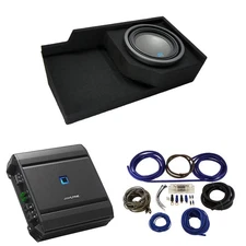 Fits 1988-1998 GMC Sierra Ext Cab Alpine S-W10D4 Single 10" Sub Box & S-A60M Amp