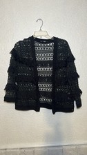 Volcom Stones Row black knitted cardigan size large