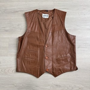 Schott Leather Vest | eBay