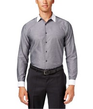 I.N.C Mens Chambray Button Up Shirt