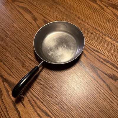 Vintage Revere Ware Copper Clad Bottom 7  Stainless Skillet Pan Clinton IL