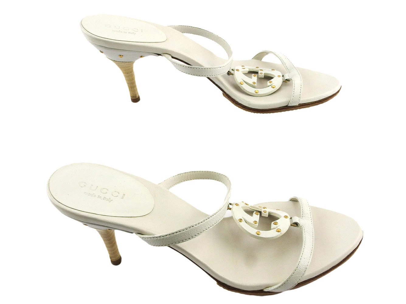 GUCCI Sandals Brand Sandals Sandals Shoes Women's Outlet Summer s White Beige G♯ thumbnail 6
