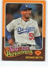 2024 Topps Heritage New Age Performers #NAP-23 Mookie Betts Dodgers NM- ID:58588