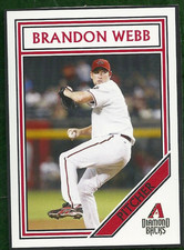 BRANDON WEBB ARIZONA DIAMONDBACKS HIGH QUALITY FRIDGE MAGNET!!
