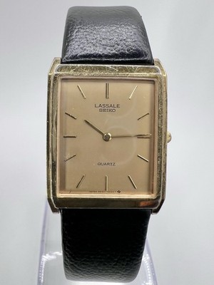 Vintage Seiko Lassale Tank Squared Classy Elegant Dress Up Watch