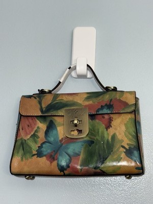 Patricia Nash Women's Watercolor Butterfly Leather Shoulder bag