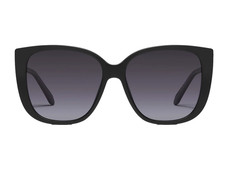 Quay Australia Ever After Oversized Square Sunglasses Black Smoke