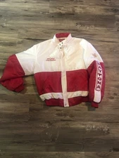 Vtg Nascar Winston Cup Series Daytona Full Zip Bomber Swingster Jacket Coat L