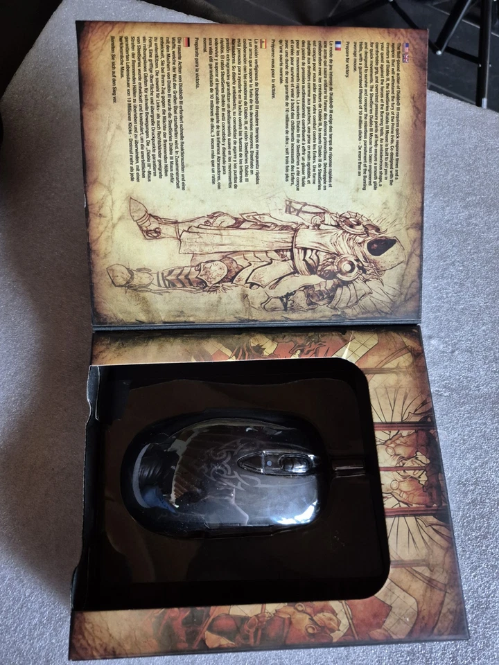 SteelSeries Diablo 3  Mouse Mit OVP  teilweise Defekt  - Bild 4 von 4
