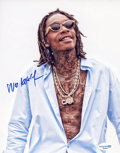 Wiz Khalifa "See You Again" Rapper AUTOGRAPH Signed Autographed 8x10 Photo ACOA