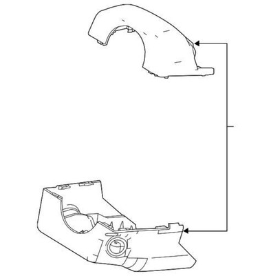 Genuine Ford Shroud Assembly FL1Z-3530-AA