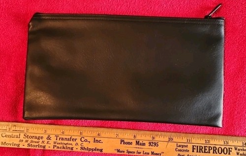 BeautiControl Black Zipper Case Bank Bag Pouch Excellent | eBay