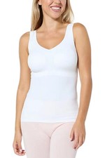 Rhonda Shear Butterknit Smoothing Tank White