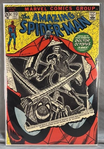 Amazing Spider-Man #113 (1972) - 1st Hammerhead - Dr Octopus App - VG/FN