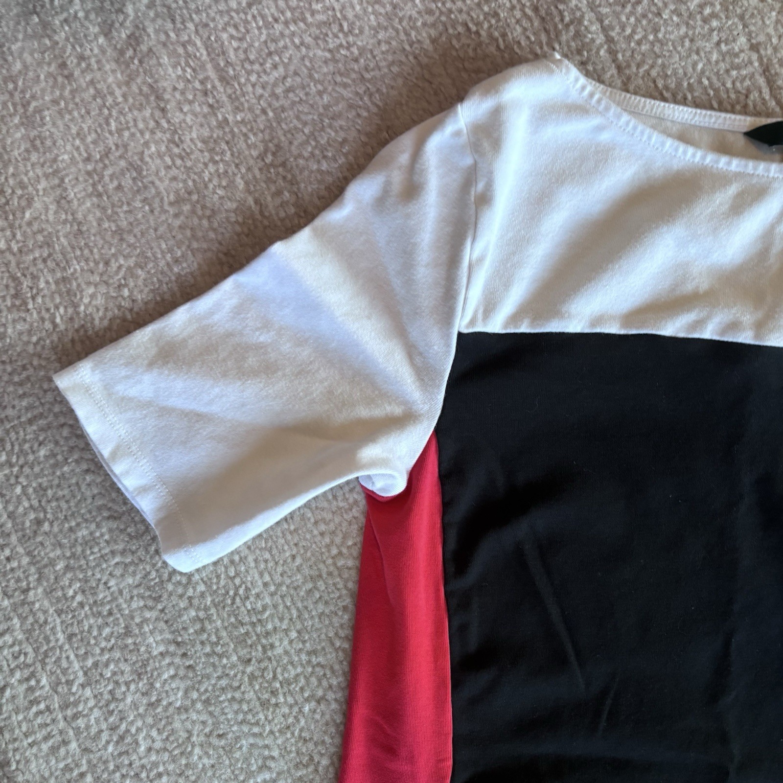 Ralph Lauren Classic Basic Color Block White Blac… - image 4