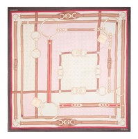 Guess Carrie Logo Kefiah Max 130X130 Tuch Rose Logo Altrosa Taupe Neu
