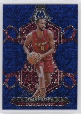 2023-24 Panini Mosaic Fast Break Blue Mosaic Prizm 8/85 Evan Mobley #64 1tb7