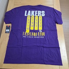 XL New Lakers Short Sleeve T-Shirt 2020 NBA Champions Official