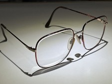 Vintage Unique CHARMANT Eyeglass Frames Aviator Style 4111 Colorful Metal 140mm