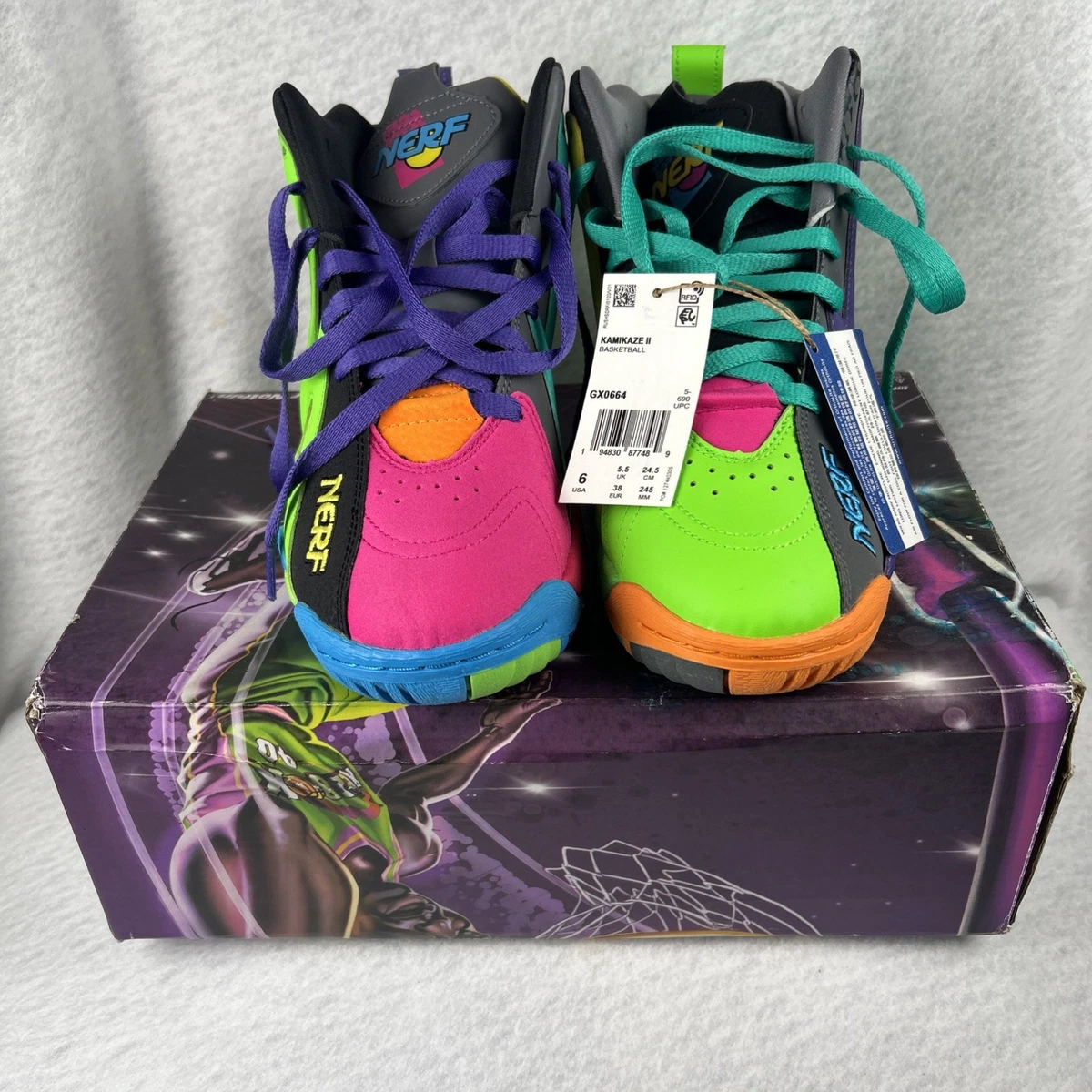 NERF x Reebok Kamikaze 2 Low Backboard Breaker for Sale