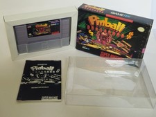 Pinball Fantasies Super Nintendo SNES Boxed Game w/ Reproduction Manual 