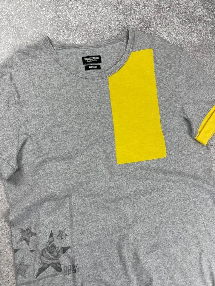 Camiseta Dirk Bikkembergs Sport Couture algodão tamanho M - Imagem 3 de 4