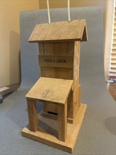 Rough Wood Hanging Bird Feeder 15  