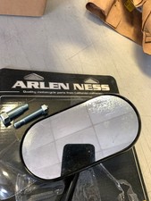 Arlen Ness Mirror Right Side - Oval - Black - 13-172