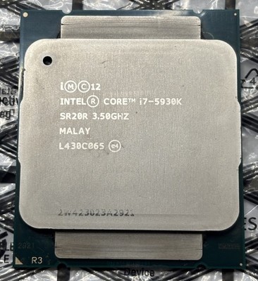 Intel Core i7-5930K 3.50GHz 6-Core 15MB LGA2011-3 Desktop CPU Processor SR20R