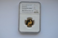 2013 Britannia Gold proof £25 1/4 oz NGC PF69 Rare