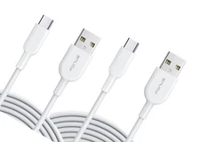3FT AND 6FT LONG USB-C CABLES FAST CHARGE TYPE-C CORD POWER WIRE DATA for PHONES