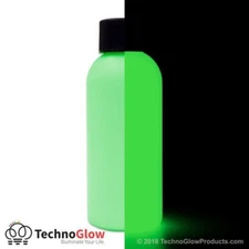 Glow in the Dark Paint, Fluorescent Green - UV Reactive Luminescent Paint