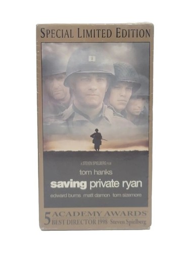 Vintage Saving Private Ryan VHS 2-Tape Set, Special Limited Edition 2000, Sealed - Imagen 5 de 5
