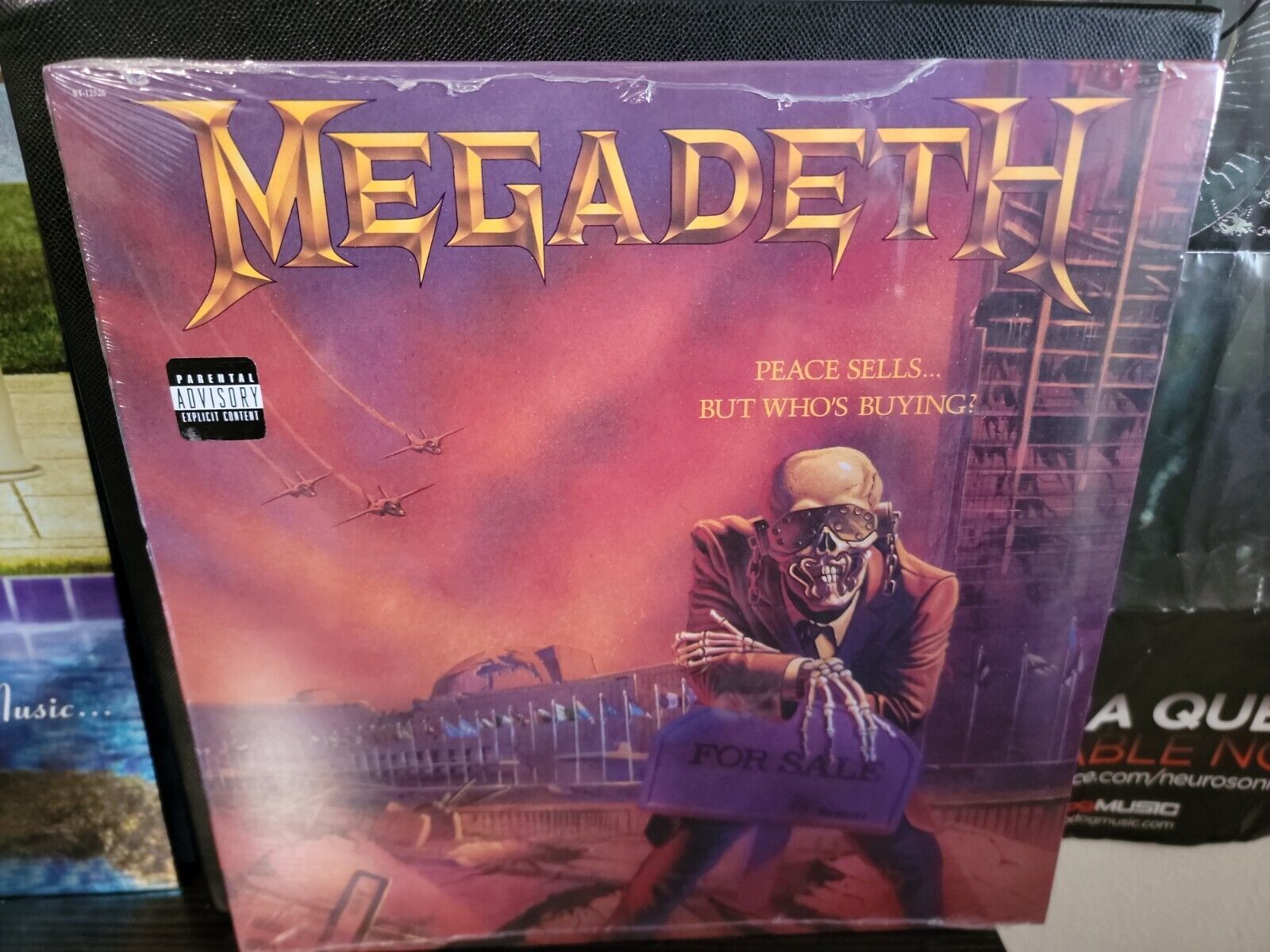 Factory Sealed MEGADETH-MEGADETH:PEACE SELLS...BUT WHOS BUYING..