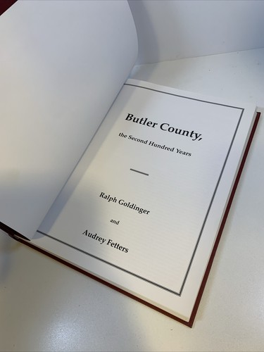 Butler County The Second Hundred Years By Ralph Goldinger Audrey Fetters 1994 - 第 7/10 張圖片