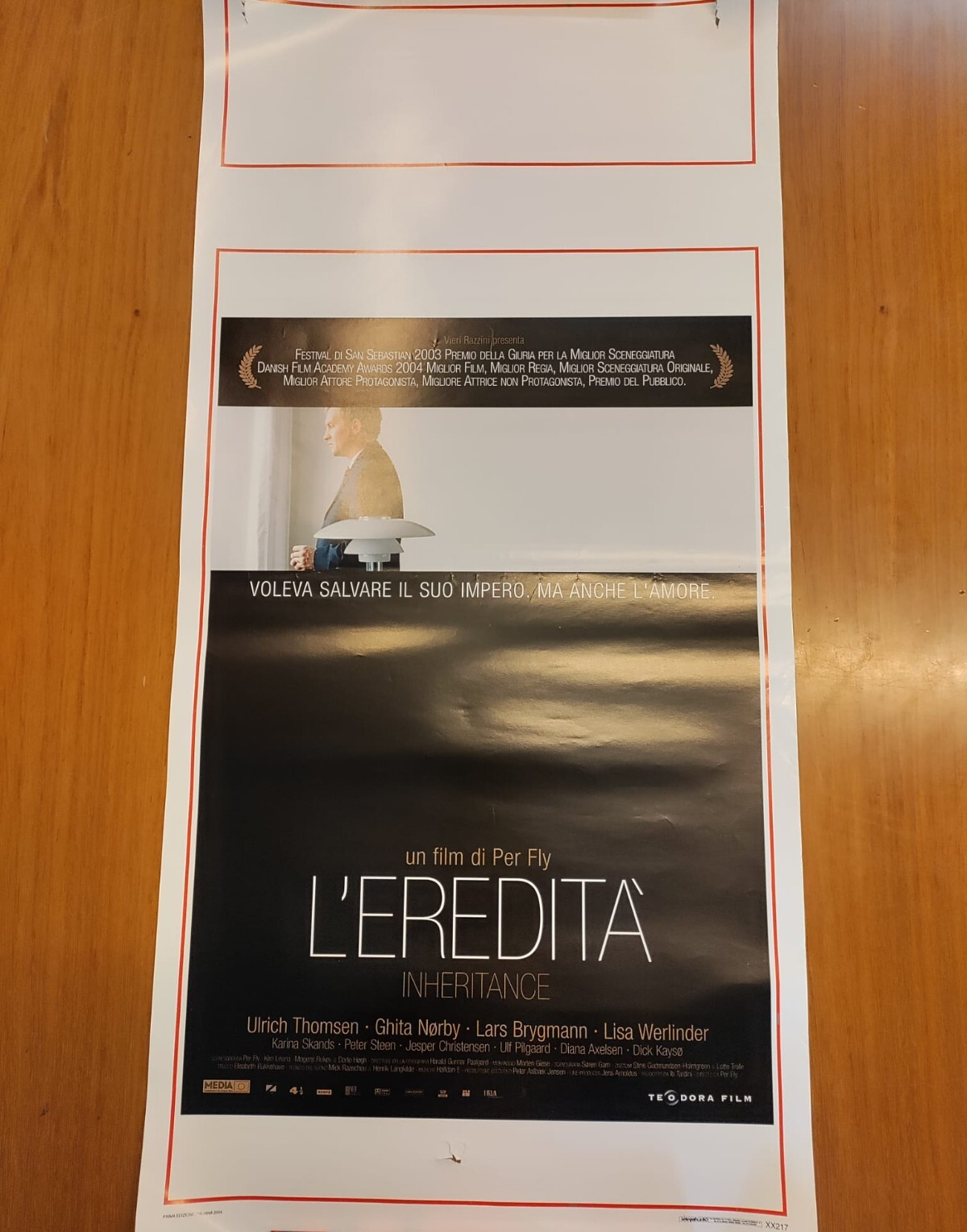 Locandina originale film L'eredità (2003) - Regia di Per Fly