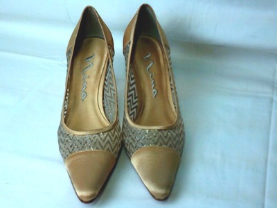 nina gold dress shoes